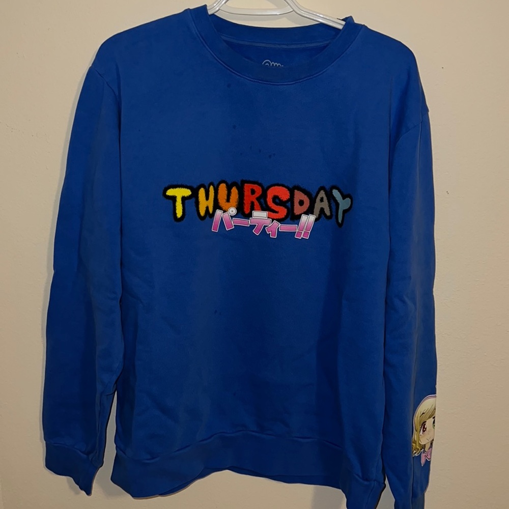 The Weeknd x Thursday 10 year anniversary limited edition crewneck